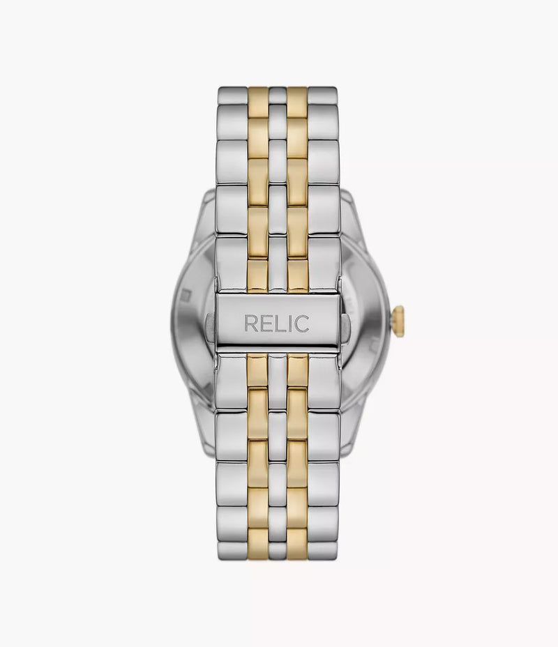 Relic by Fossil Blaine Automatic Two-Tone Metal Watch ZR77330 ZR77330