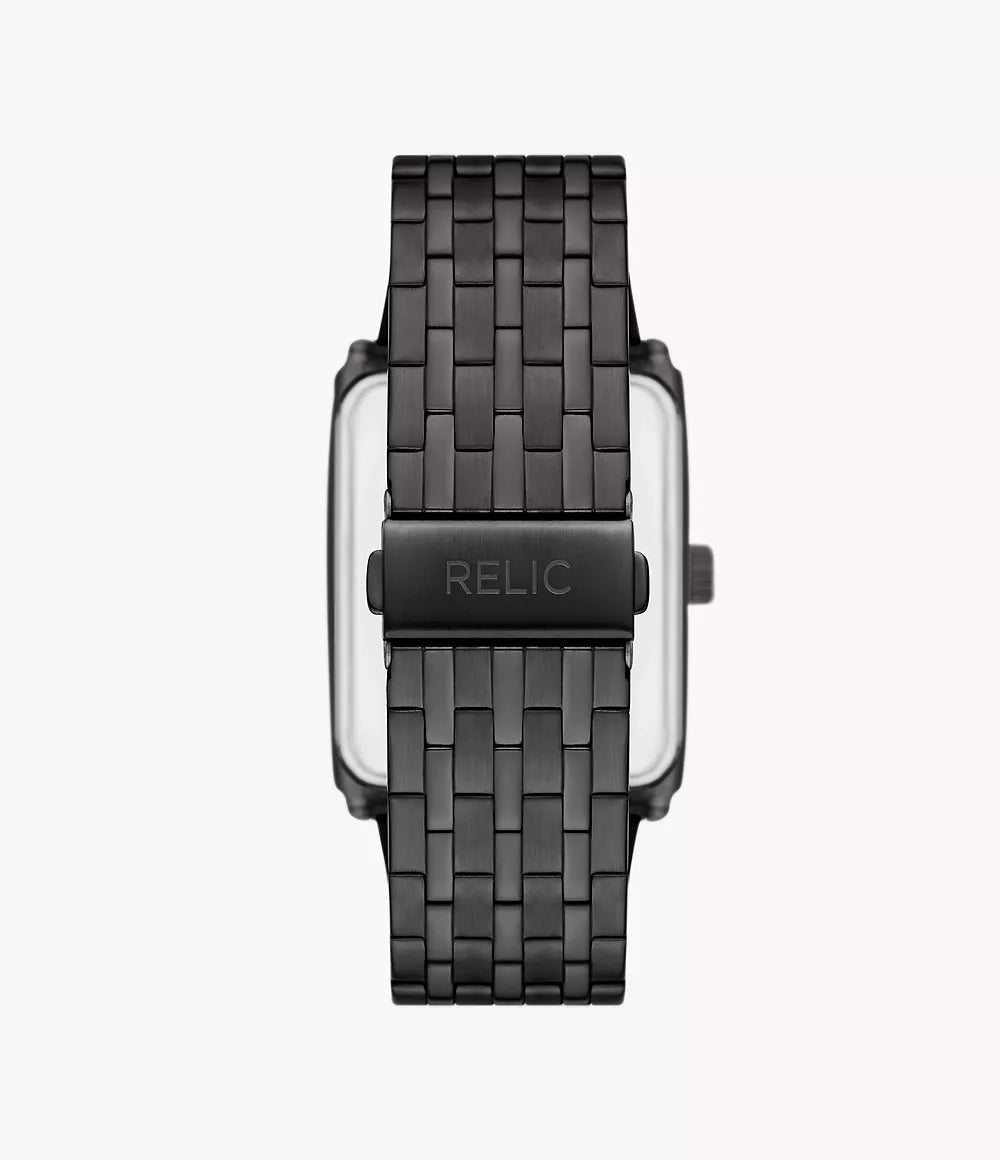 Relic by Fossil Allen Automatic Black Metal Watch ZR77331 ZR77331