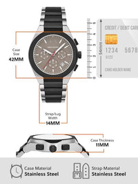 Armani Exchange 2-Tone Watch AX4199