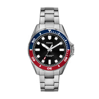 Fossil Dalton Silver Quartz Stainless Steel Watch BQ2883