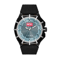 Diesel Men's Framed Solar-Powered, Black Castor Oil Watch - DZ4679