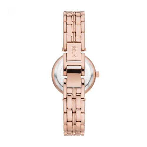 Relic Anita Glitz Rose Gold-Tone Alloy Bracelet Watch ZR34628
