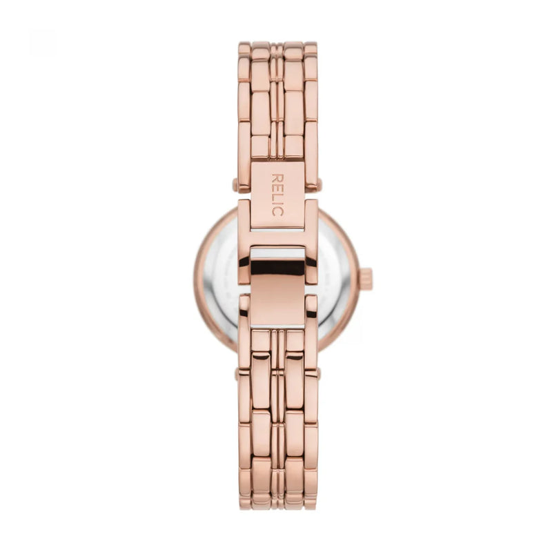 Relic Anita Glitz Rose Gold-Tone Alloy Bracelet Watch ZR34628