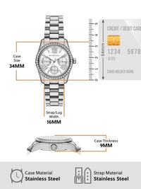 Michael Kors Lexington Silver Watch MK4979